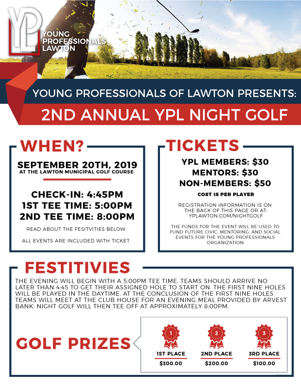 2nd Annual YPL Night Golf Event Image