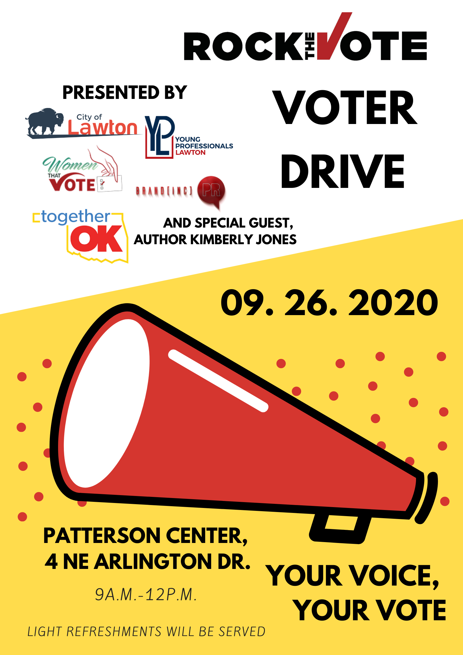 Join Us For Rock The Vote: Voter Drive 2020! Thumbnail